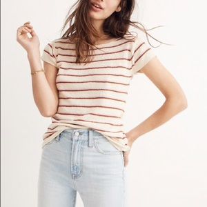 madewell marin sweater tee